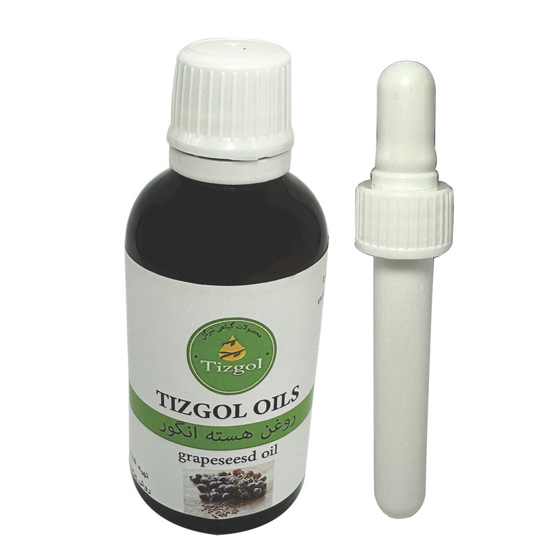 روغن هسته انگور تیزگل مدل سنتی حجم 50 میلی لیتر