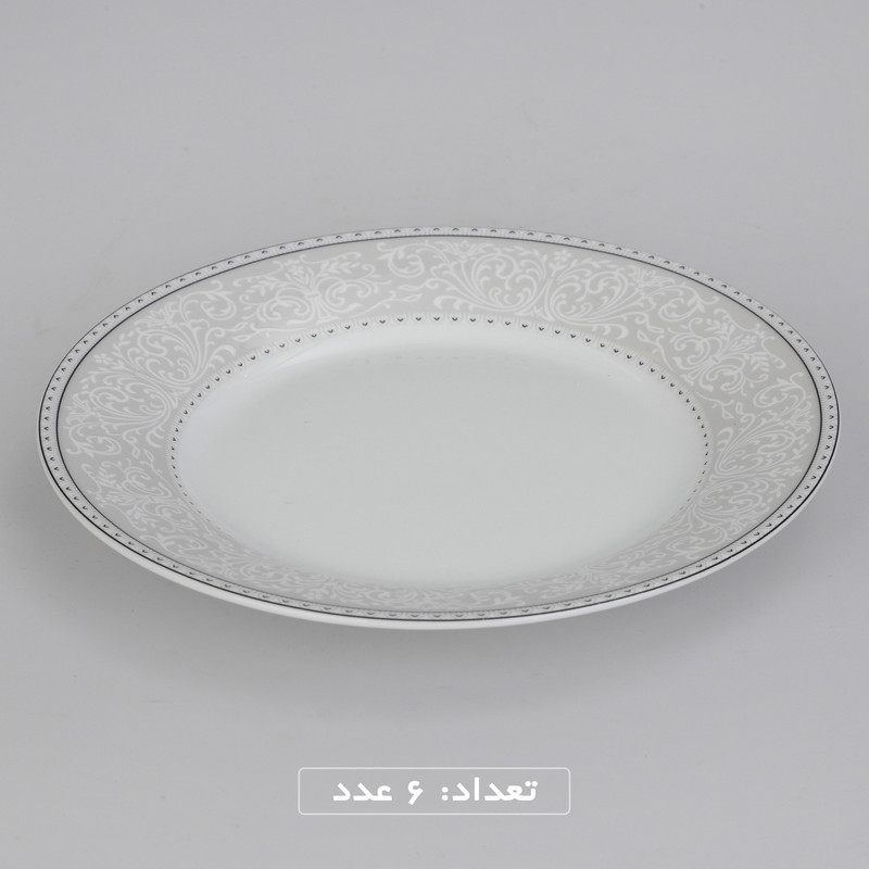 سرویس چینی 35 پارچه غذاخوری چینی زرین ایران طرح شهرزاد مدل ورونا درجه عالی