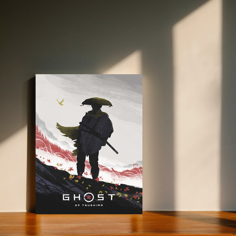 تابلو شاسی مدل گیمینگ گوست اف سوشیما ghost of tsushima کد 1264
