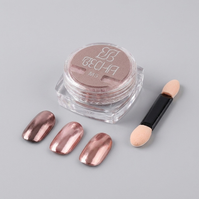 پودر کروم ناخن وسنا مدل Metallic Mirror کد M5