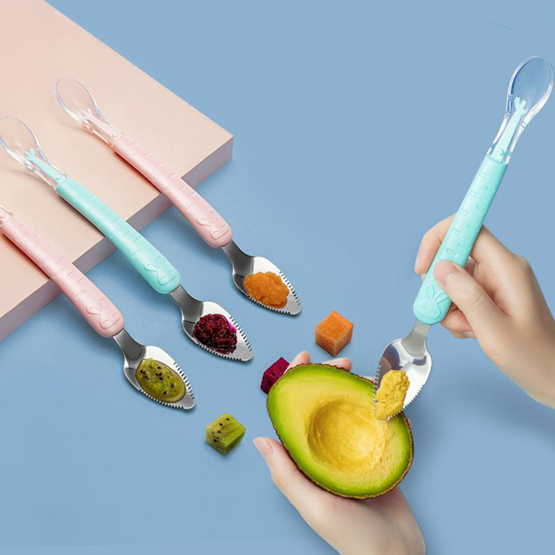 قاشق کودک هاگی باگی مدل پوره خوری