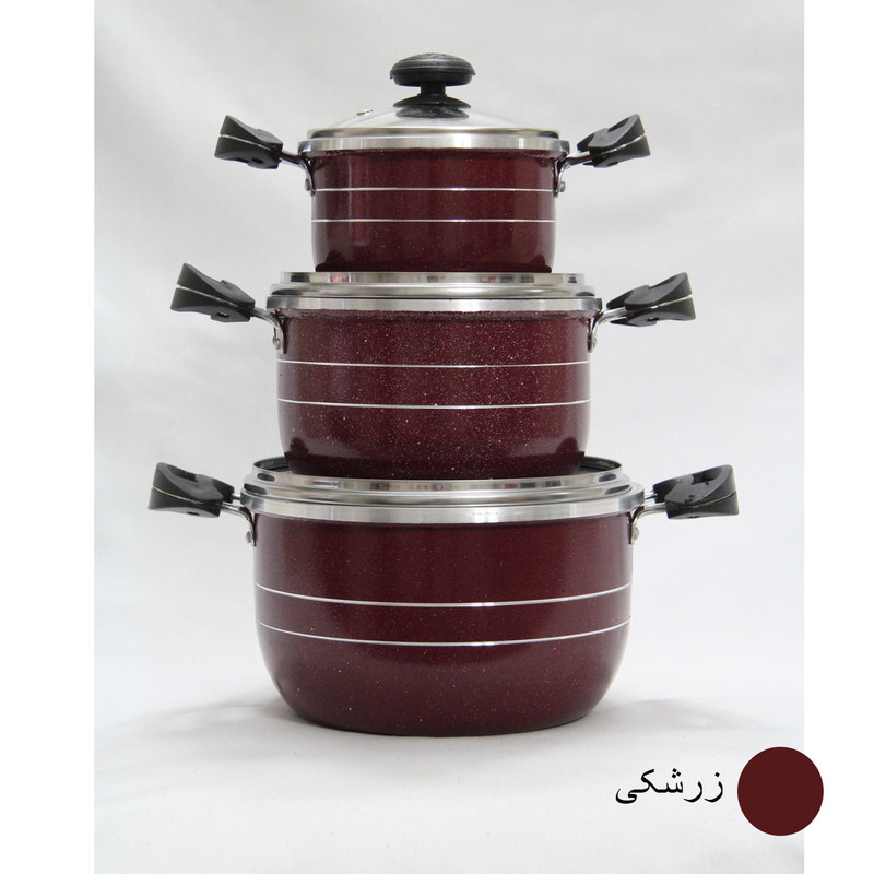 سرویس قابلمه 6 پارچه مدل کندو کد LCH1254
