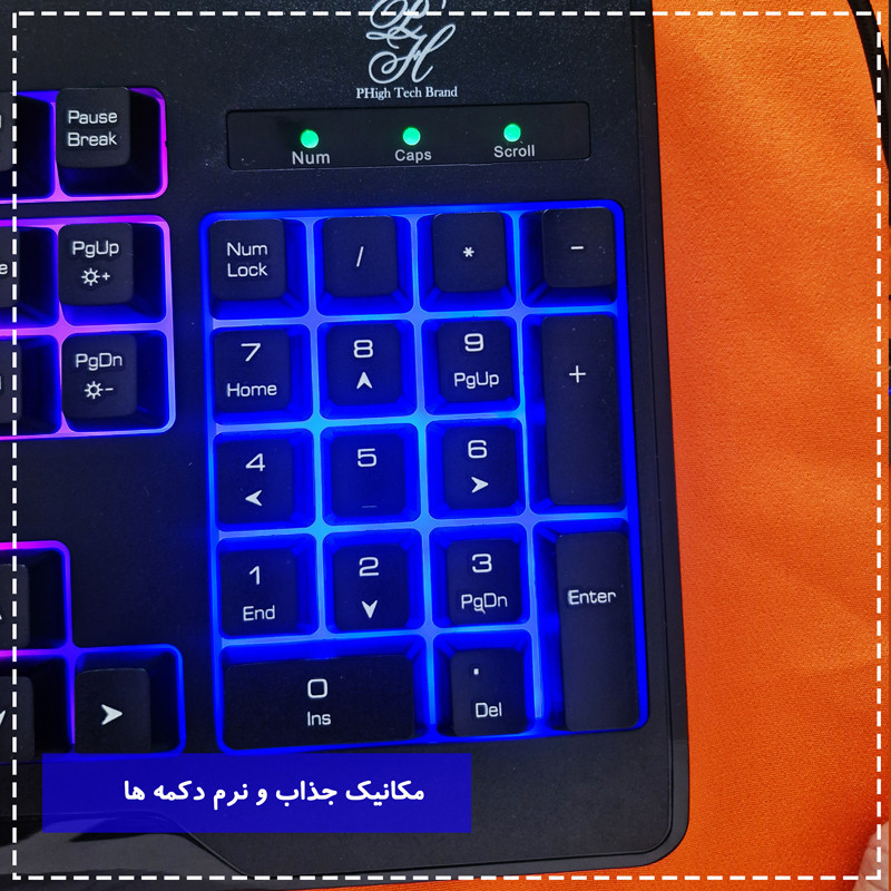کیبورد گیمینگ پی های تک مدل X260