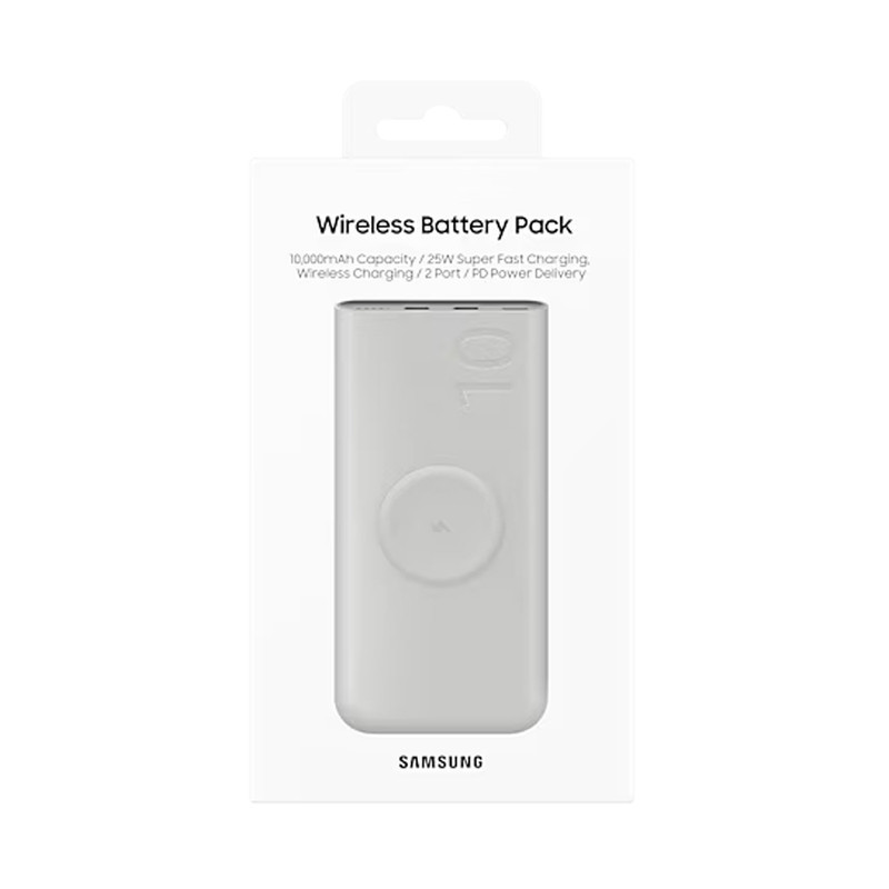 پاوربانک 25 وات وایرلس سامسونگ مدل Wireless Battery Pack EB-U2510 ظرفیت 10000 میلی آمپر ساعت