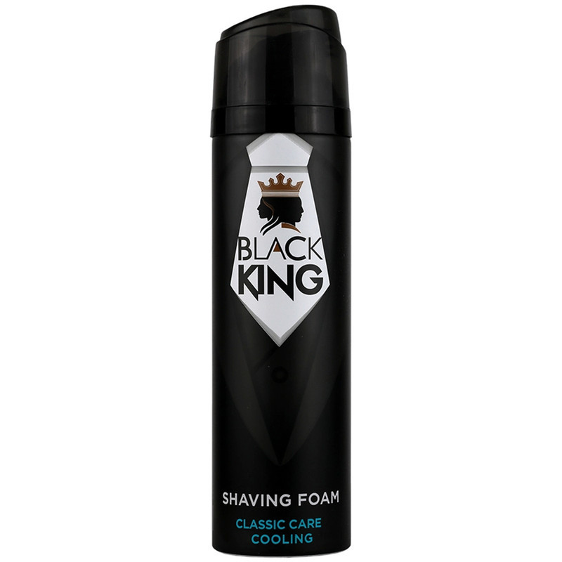 فوم اصلاح خنک کننده صورت بلک کینگ مدل CLASSIC CARE COOLING حجم 200 میلی لیتر