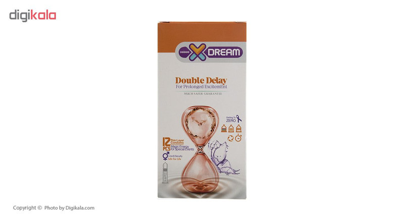 کاندوم ایکس دریم مدل Double Delay بسته 12 عددی