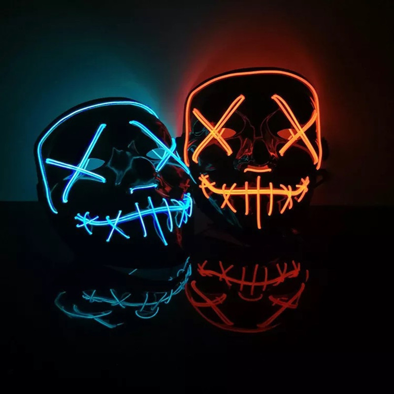 ماسک ایفای نقش مدل چراغدار blue11mask