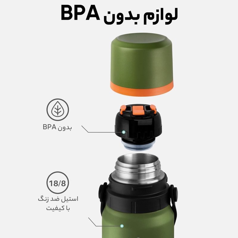 فلاسک سانتکو مدل GEILO گنجایش 1.2 لیتر