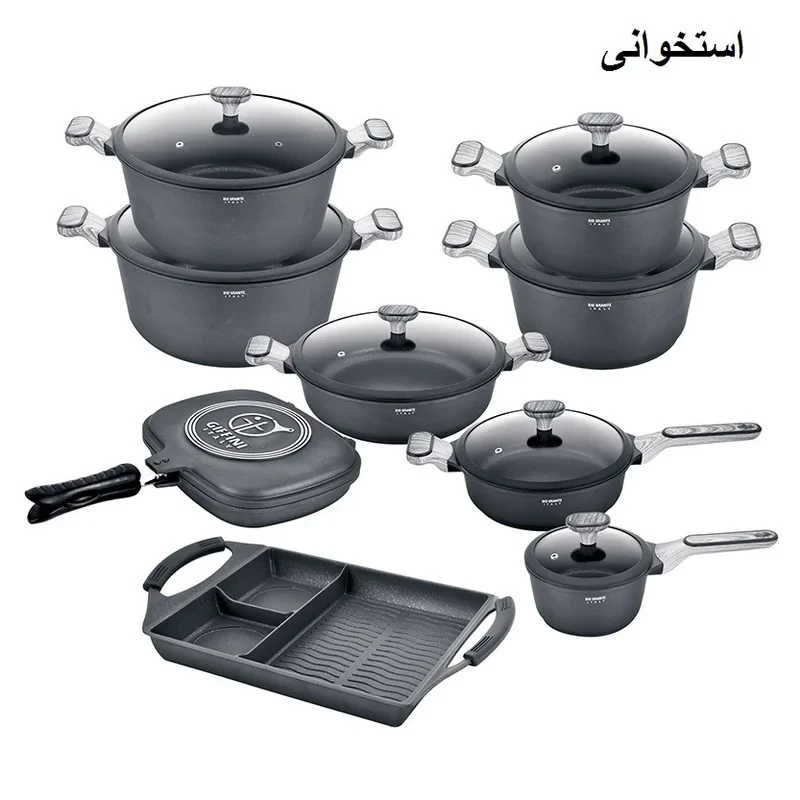 سرویس پخت و پز 17 پارچه جی فی نی کد BB018