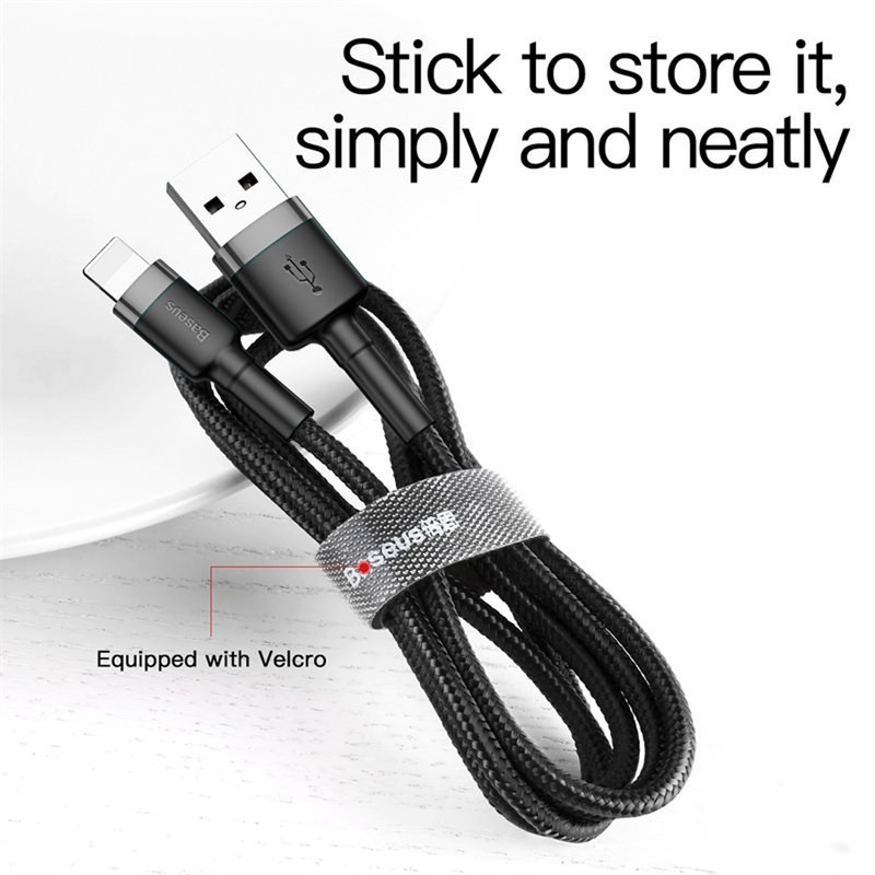 کابل تبدیل USB به لایتنینگ بیسوس مدل B-CG1 طول 2 متر