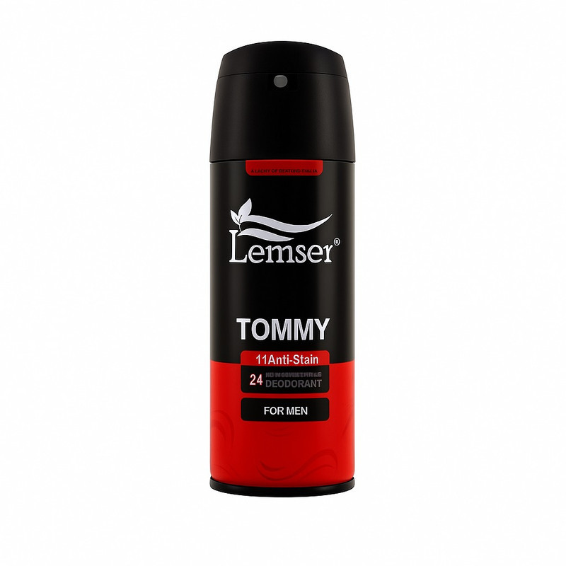 اسپری دئودورانت مردانه لمسر مدل Tommy حجم 150 میلی‌لیتر