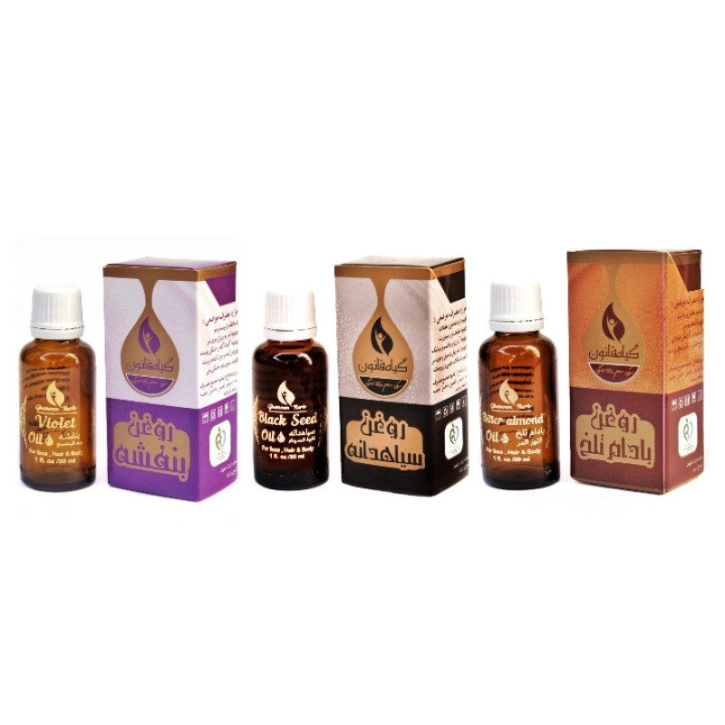 روغن مو گیاه قانون مدل 3 حجم 30 میلی لیتر مجموعه 3 عددی
