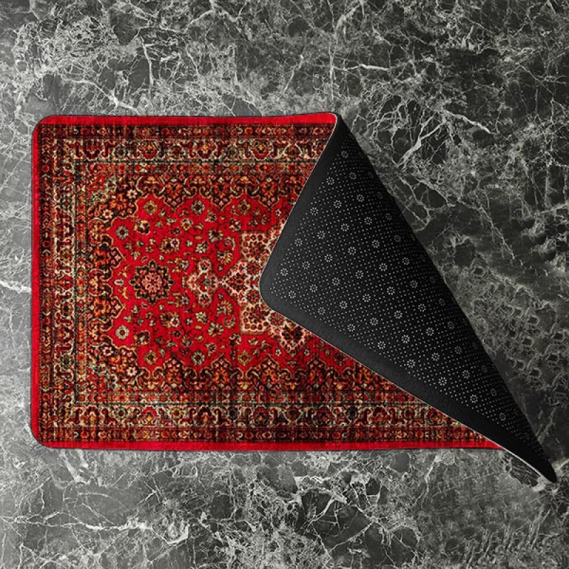پادری مدل فرشینه سنتی کد M35M001-MR0056 سایز 76x46 سانتی متر