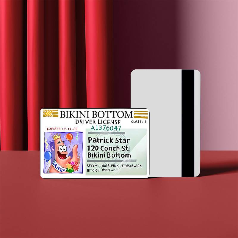 استیکر کارت کارنیکا طرح باب اسفنجی spongbob بسته 6 عددی