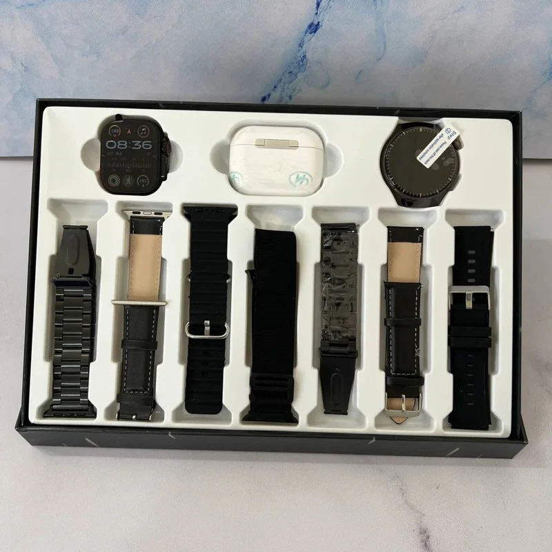 ساعت هوشمند رموجت مدل i80 Suit Extremc بسته 2 عددی به همراه هدفون بلوتوثی