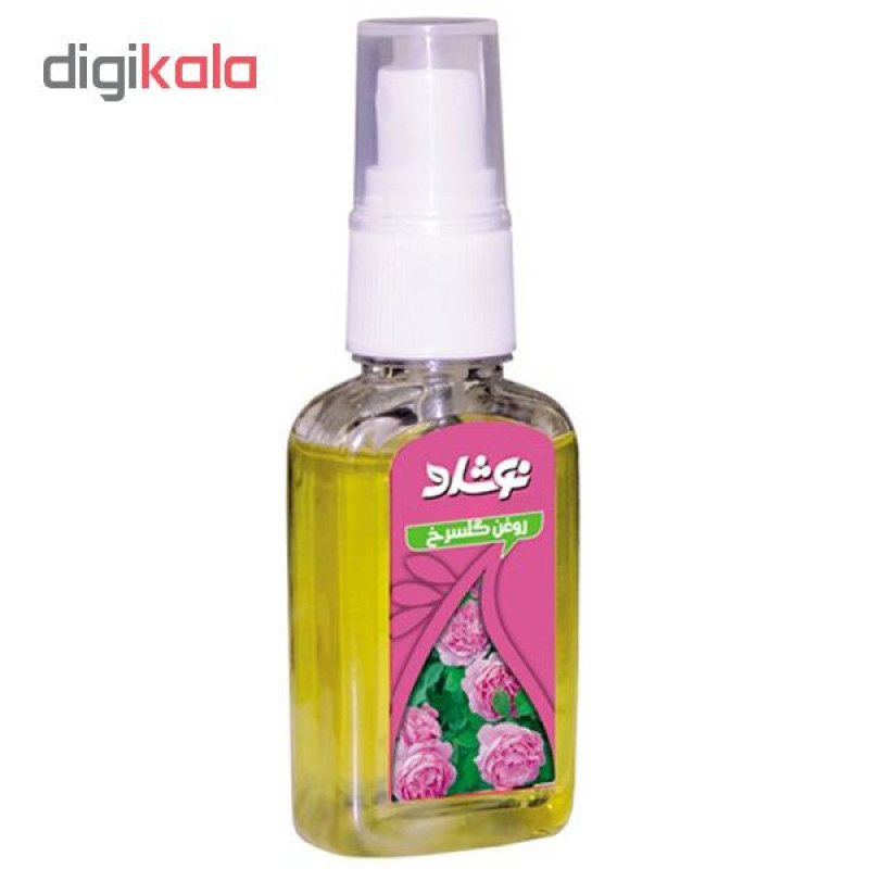 روغن گلسرخ نوشاد مدل Rose Oil حجم 37 میلی لیتر