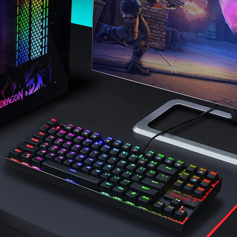 کیبورد گیمینگ ردراگون مدل K552 RGB