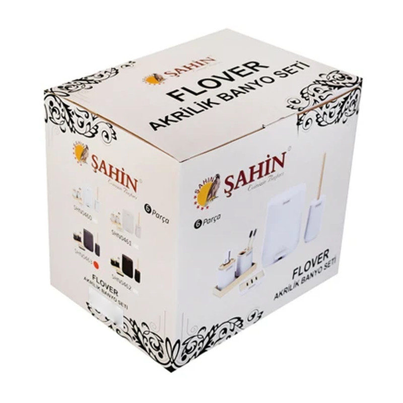 ست سرویس بهداشتی شاهین 5 تکه مدل sh2290