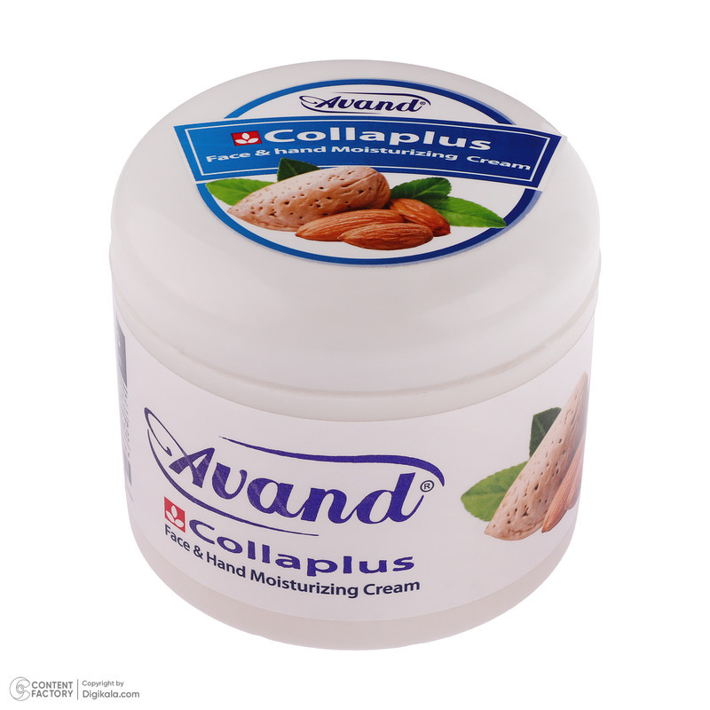 کرم مرطوب کننده دست و صورت آوند مدل Almond مناسب انواع پوست وزن 200 گرم