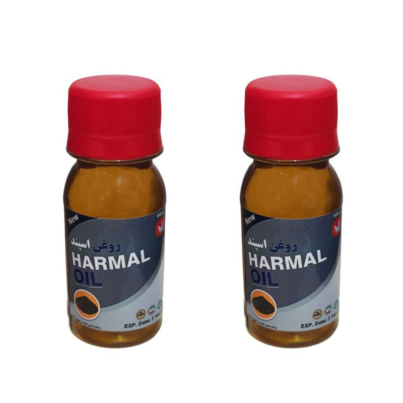 روغن اسفند پامکا مدل پایه حجم 60 میلی لیتر مجموعه 2 عددی