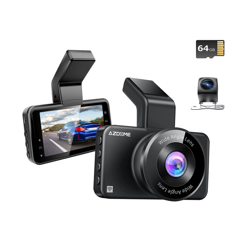 دوربین ثبت وقایع آزدوم مدل M17 Pro دو لنز با کارت حافظه
