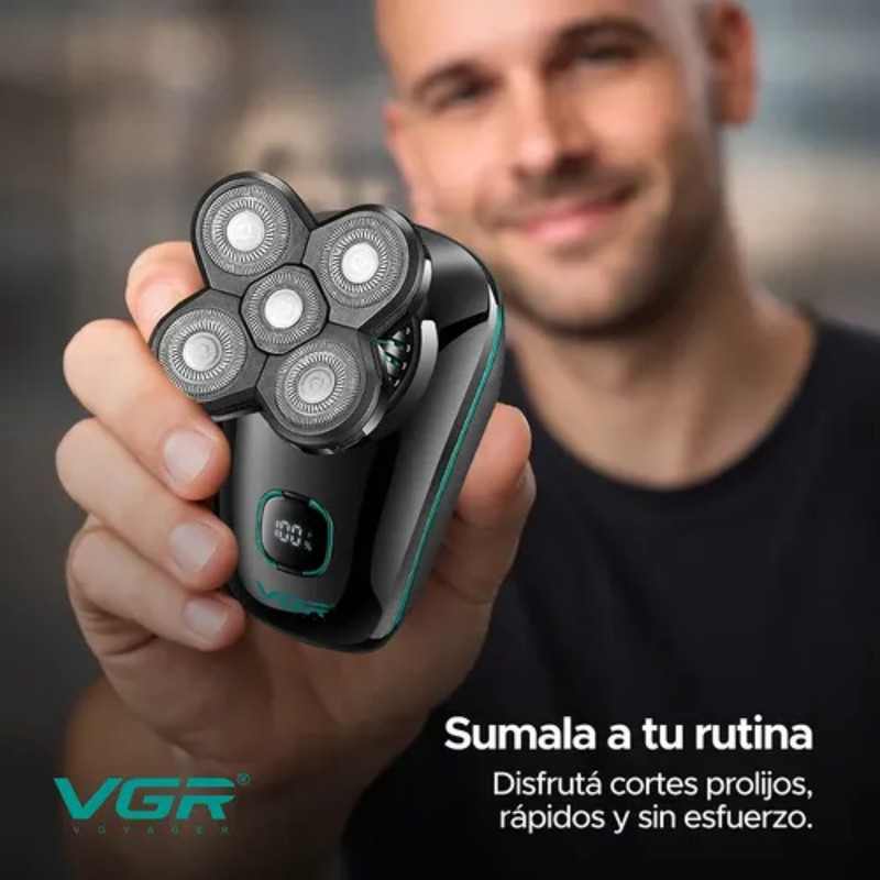 ماشین اصلاح موی سر و صورت شارژی وی جی ار مدل V-304