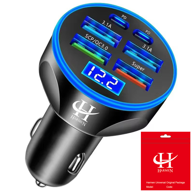 شارژر فندکی 66 وات هارمن مدل PD6QC3FST