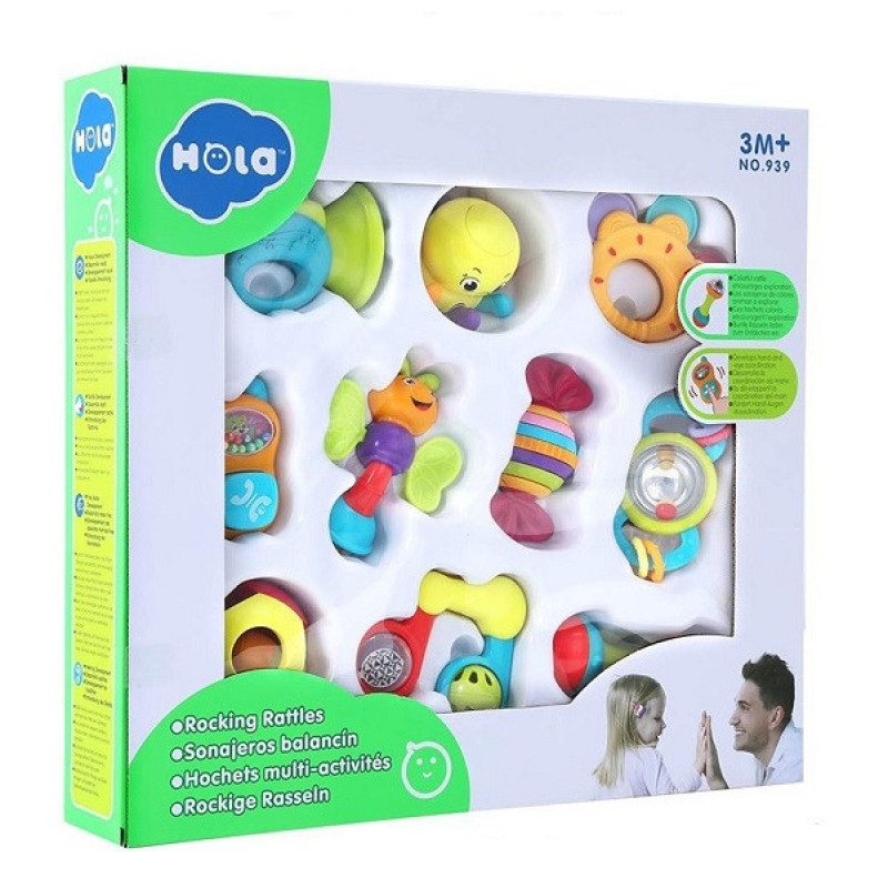 جغجغه هولا کد 939 بسته 10 عددی