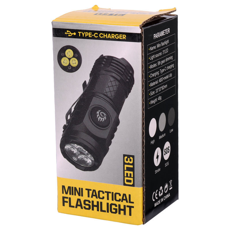 چراغ قوه دستی مدل Mini 3 LED