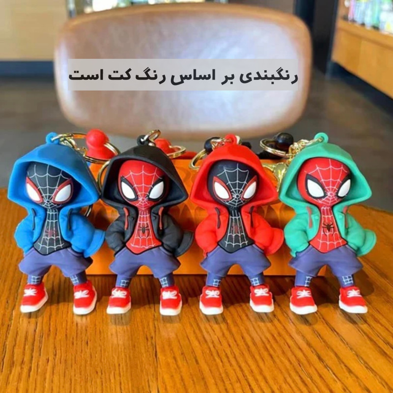 جاکلیدی مدل سیلیکونی طرح مرد عنکبوتی