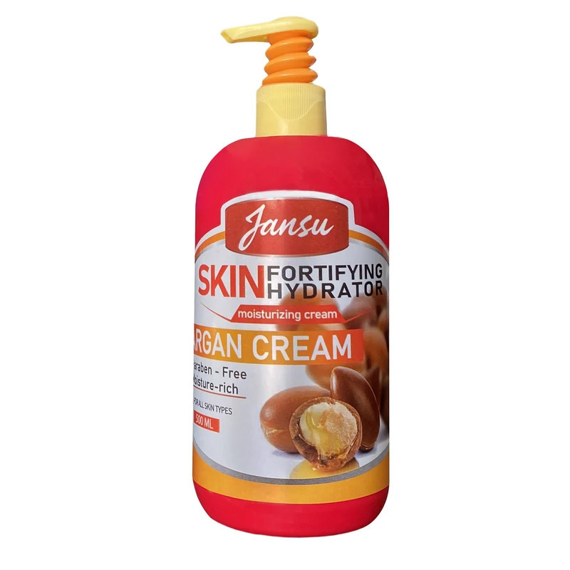 کرم مرطوب‌کننده دست و صورت و بدن جانسو مدل آووکادو و روغن آرگان مناسب برای انواع پوست حجم 500 میلی‌لیتر بسته 2 عددی