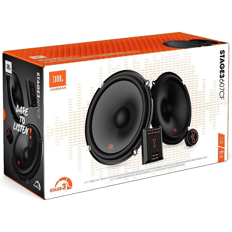 کامپوننت پشت و جلو خودرو جی بی ال مدل STAGE3 607CF سایز 6 اینچ بسته شش عددی
