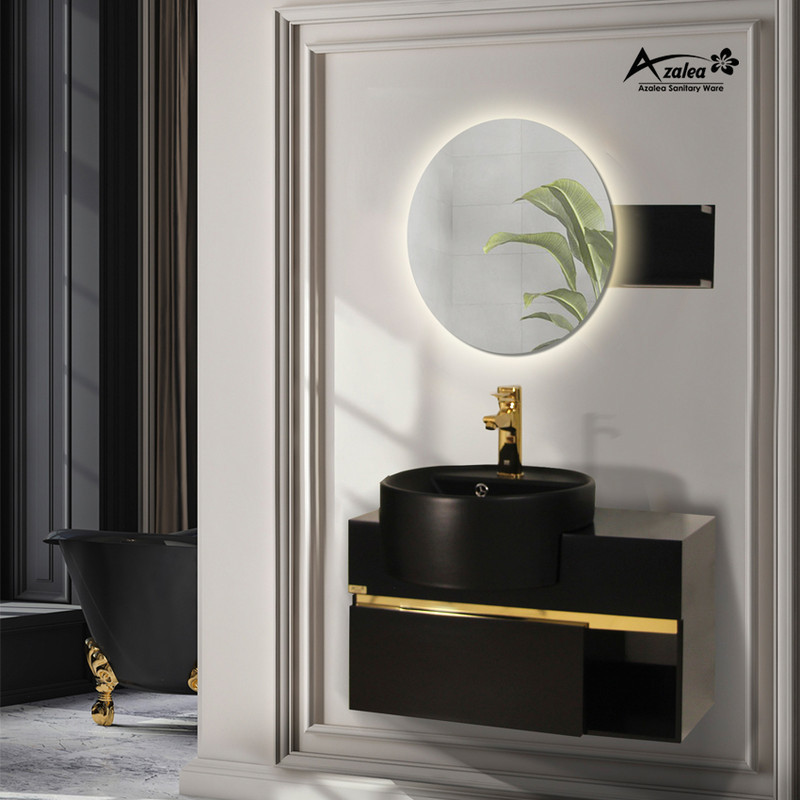 ست کابینت و روشویی آزالیا مدل Milana70BC2