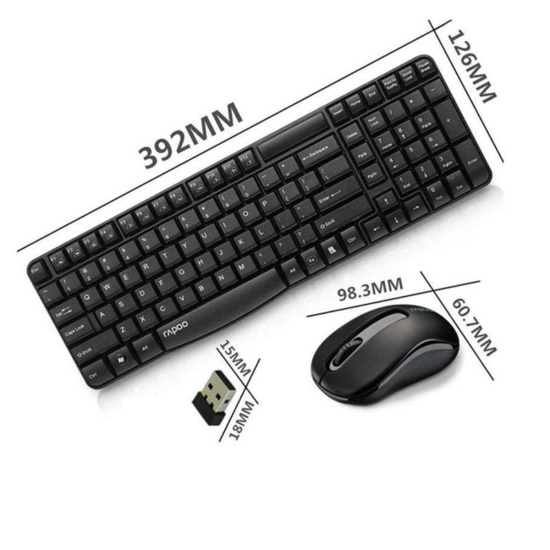 کیبورد و موس بی سیم رپو مدل X1800S