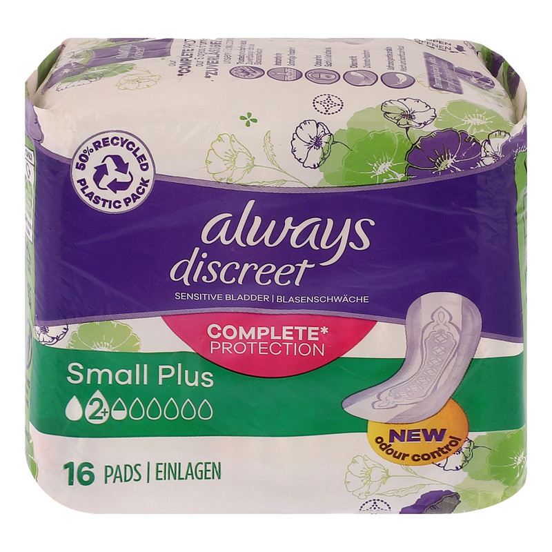 نوار بهداشتی متوسط روز الویز مدل Odour Control سایز کوچک بسته 16 عددی