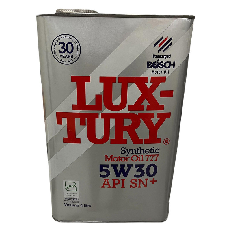 روغن موتور خودرو بوش مدل لاکچری 5W30 SN plus حجم 4 لیتر