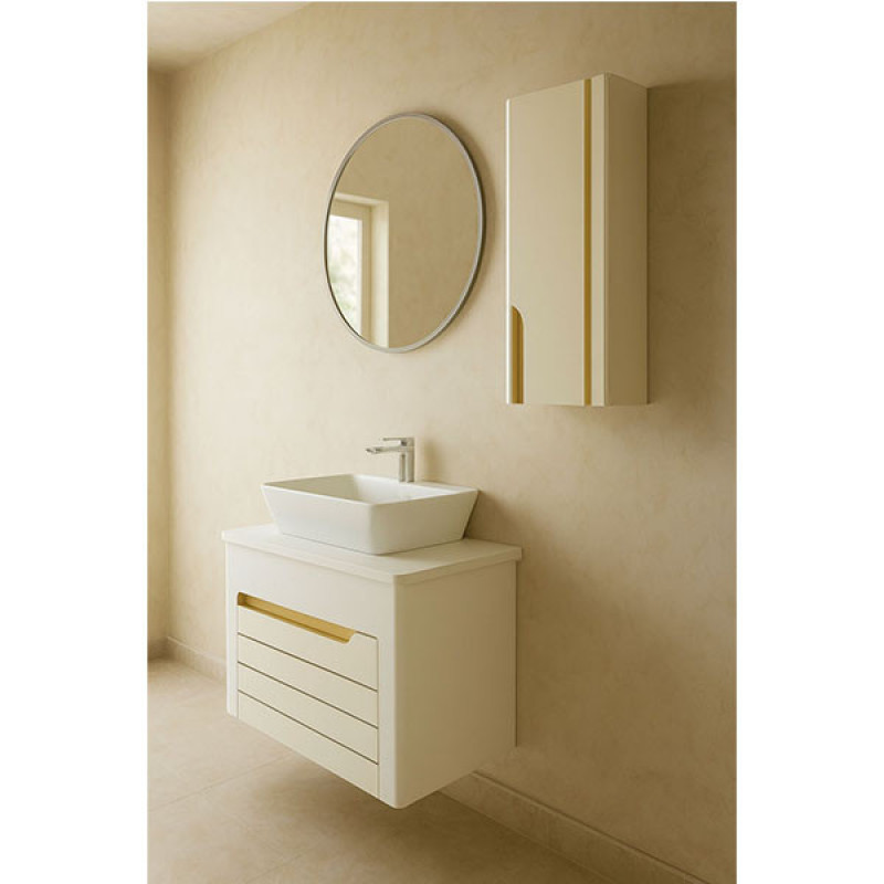 ست کابینت و روشویی دیواری مدل افرا به همراه آینه