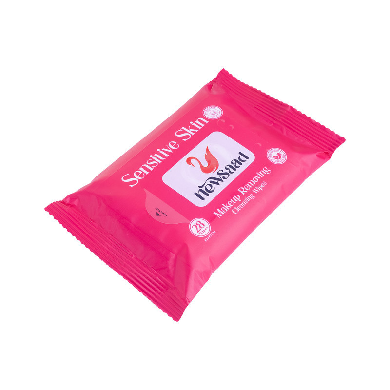 دستمال مرطوب نیوساد مدل Makeup Removing  بسته 28 عددی