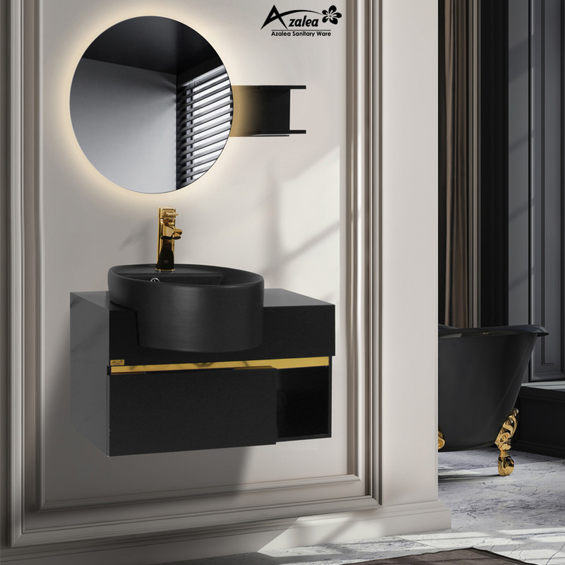 ست کابینت و روشویی آزالیا مدل Milana70BC2