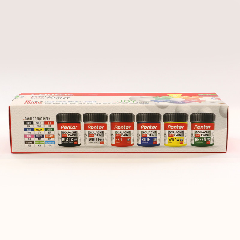 گواش 12 رنگ پنتر کد GP-711-12