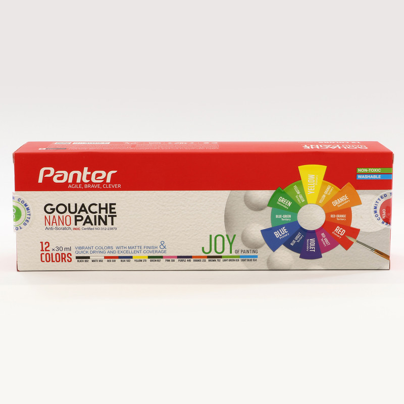 گواش 12 رنگ پنتر کد GP-711-12