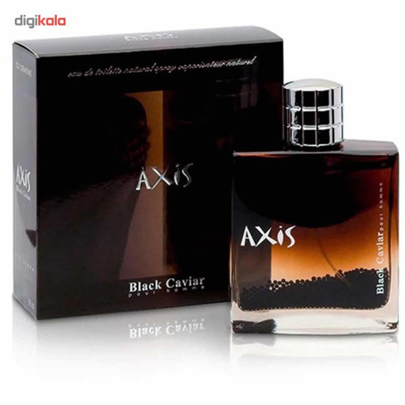 ادو تویلت مردانه اکسیس مدل Caviar Black حجم 90 میلی لیتر