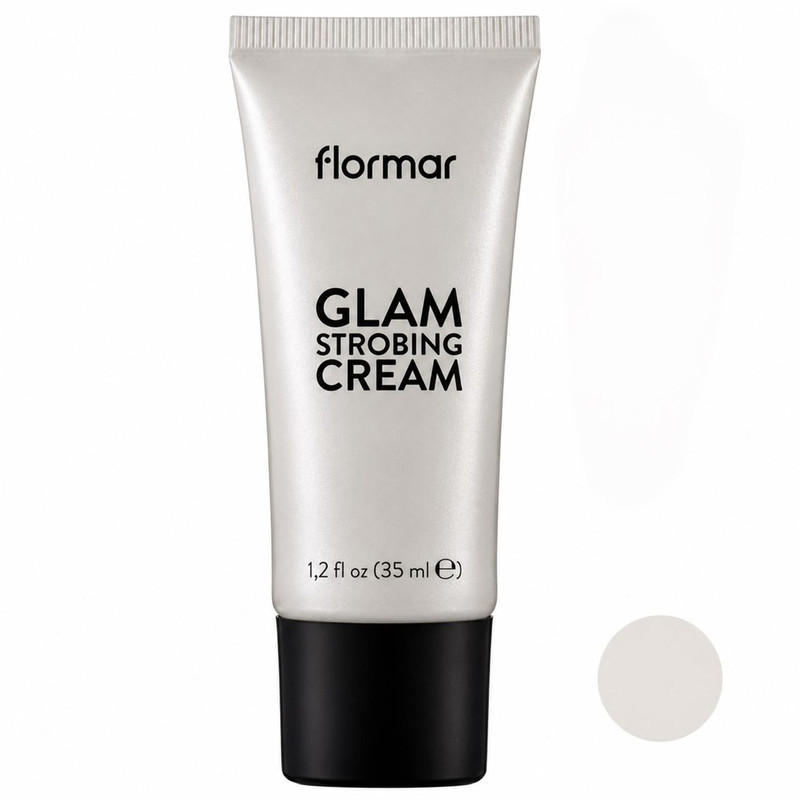 هایلایتر فلورمار مدل Glam Strobing Silver شماره 01 رنگ نقره ای