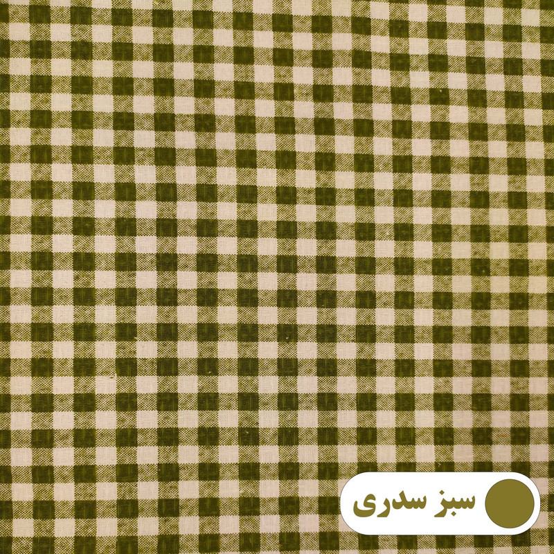 رومیزی پانیذ پود مدل چهارخانه مربع سایز 140x140 سانتی‌متر