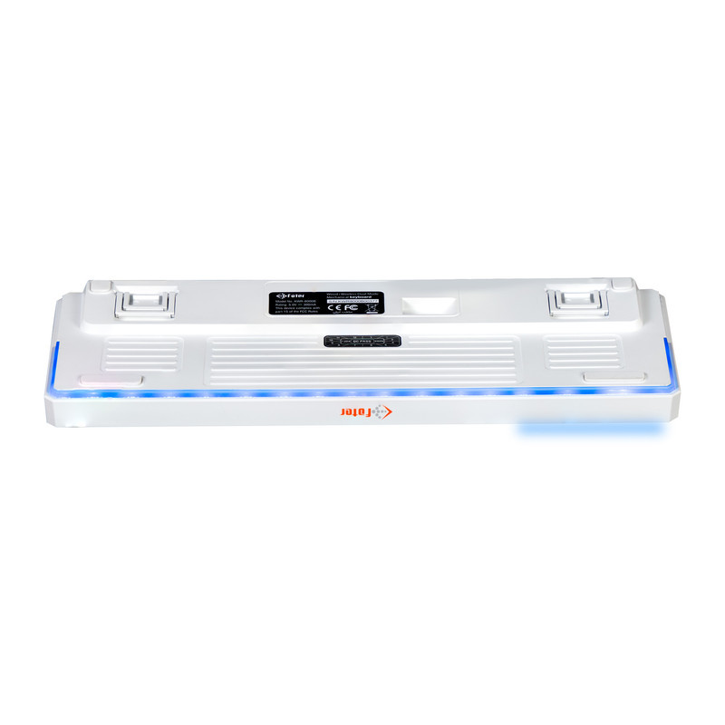 کیبورد گیمینگ فاطر مدل KCR-8000B، مکانیکال سوییچ قرمز، Tenkeyless، نورپردازی RGB