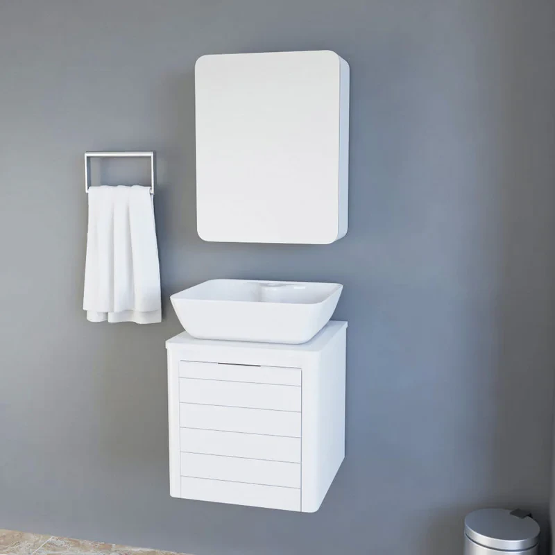 کابینت و روشویی مدل lux1140 به همراه اینه و باکس