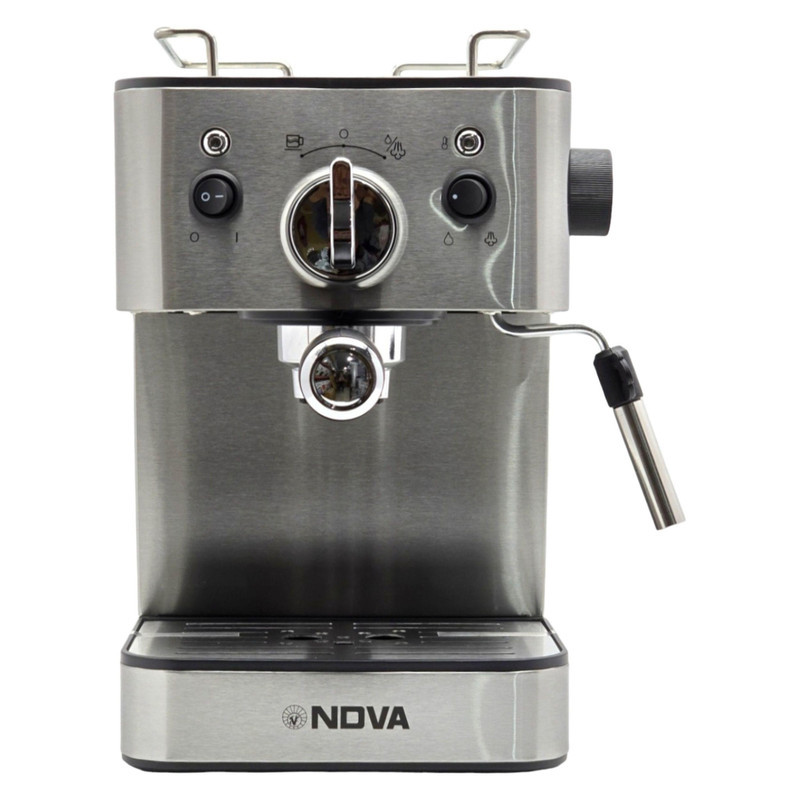 اسپرسوساز نوا مدل NCM-149EXP، مناسب تهیه اسپرسو، کافه لاته، موکا و کاپوچینو، دارای 1 عدد نازل قهوه، سینی چکه گیر