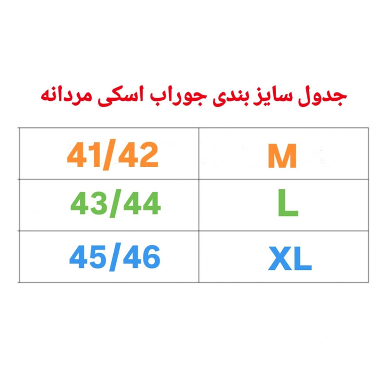 جوراب اسکی مردانه مدل Li 20687998