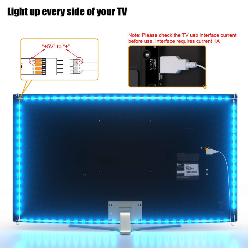 کیت نورپردازی تلویزیون مدل USB-Nice