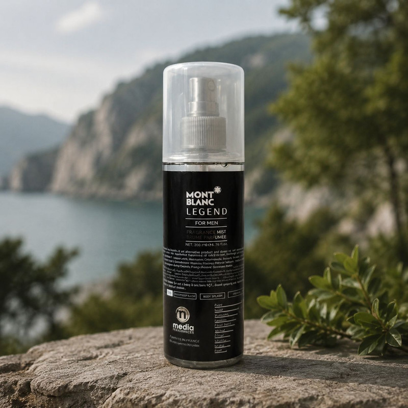 بادی اسپلش  مردانه مدیا مدل Mont Blanc Legend حجم 200 میلی‌لیتر